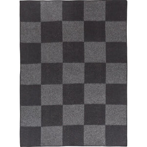 Ala-villahuopa 130x180 | tummanharmaa/musta